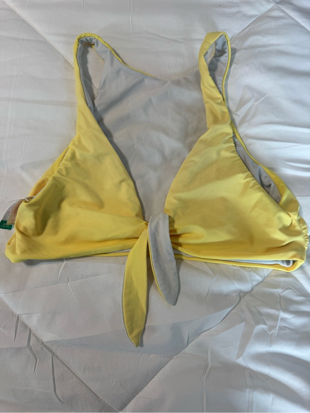 Target Yellow Tie-Front One-Piece Swim